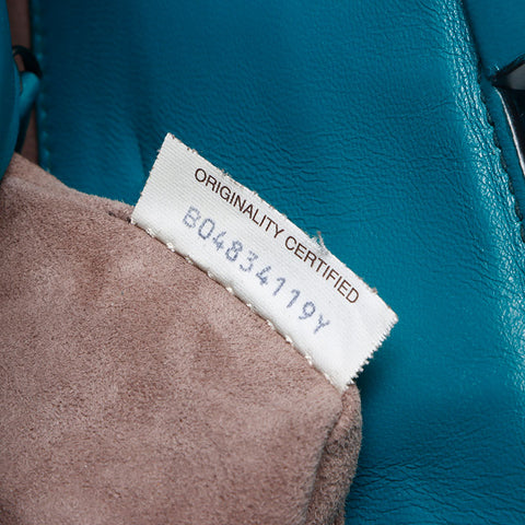 ボッテガヴェネタ BOTTEGAVENETA イントレチャート ハンドバッグ ターコイズ WS13631