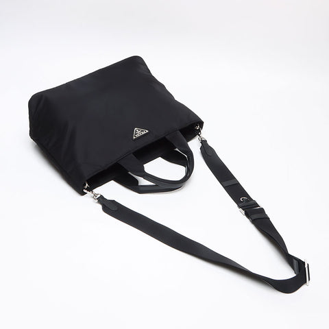 プラダ PRADA ナイロン 2way トライアングルロゴ トートバッグ ブラック WS13633