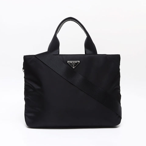 PRADA プラダ トライアングルロゴ ナイロン トートバッグ
