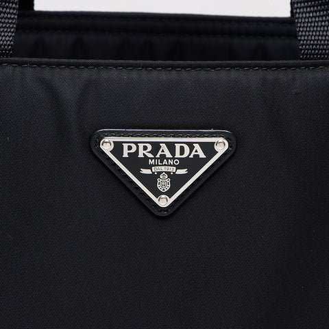 プラダ PRADA ナイロン 2way トライアングルロゴ トートバッグ ブラック WS13633