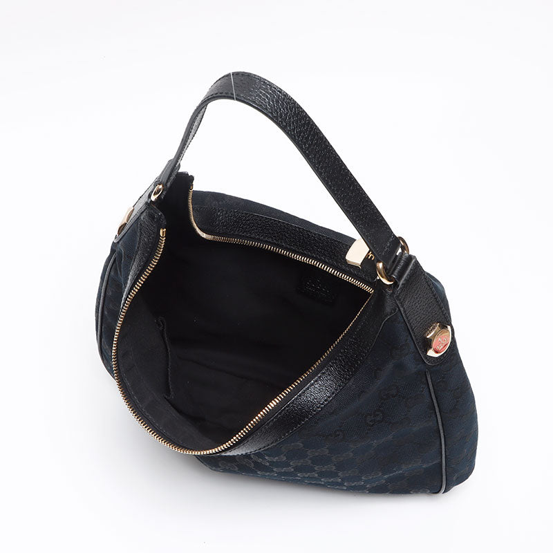 グッチ GUCCI GGキャンバス ショルダーバッグ ブラック WS13634 グッチ GUCCI GGキャンバス ショルダーバッグ ブラック WS13634