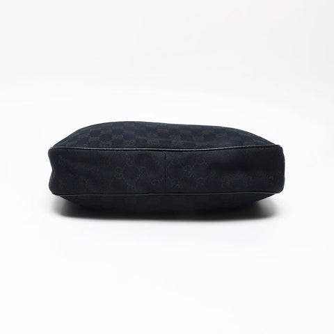 GUCCI GG canvas Shoulder Bag black WS13634