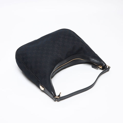 グッチ GUCCI GGキャンバス ショルダーバッグ ブラック WS13634