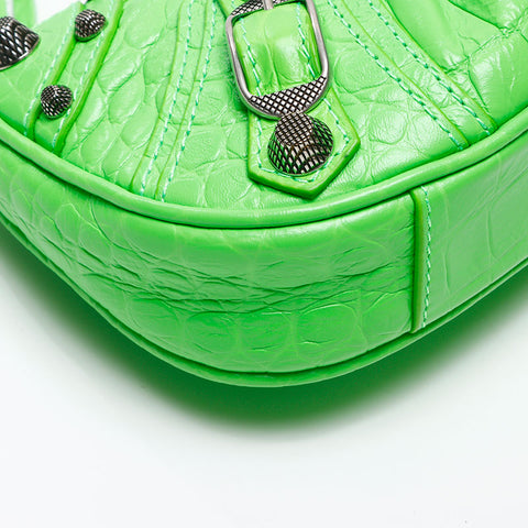 バレンシアガ BALENCIAGA ル・カゴール ミニ レザー ショルダーバッグ グリーン WS13635