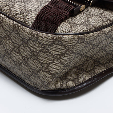 GUCCI GG canvas GG Supreme messenger bag crossbody Shoulder Bag beige WS13636