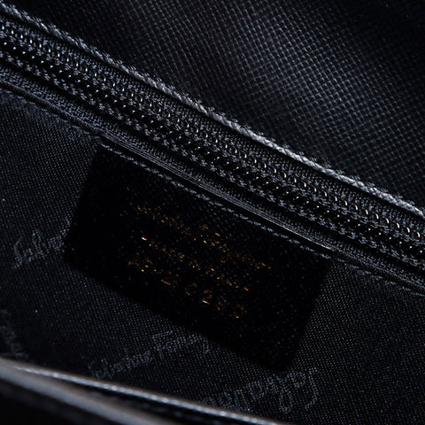 サルヴァトーレフェラガモ Salvatore Ferragamo ガンチーニ 2WAY ハンドバッグ ブラック WS13639