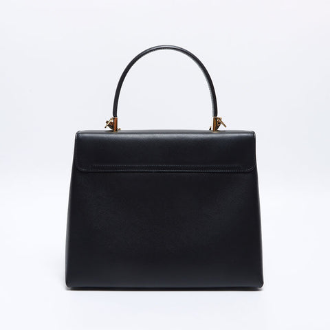サルヴァトーレフェラガモ Salvatore Ferragamo ガンチーニ 2WAY ハンドバッグ ブラック WS13639