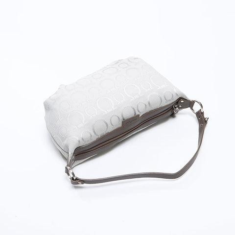Salvatore Ferragamo Gancini pouch bag Handbag gray WS13640