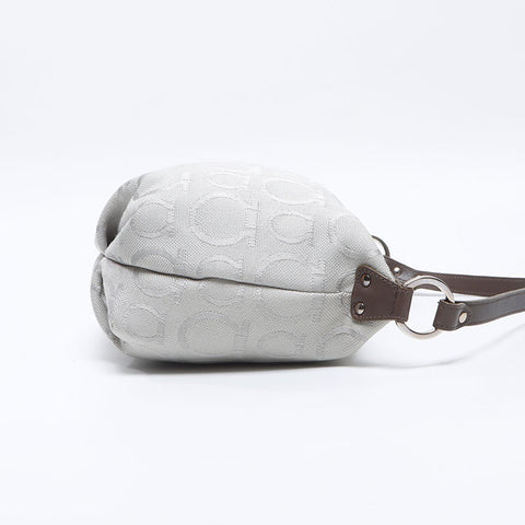 Salvatore Ferragamo Gancini pouch bag Handbag gray WS13640