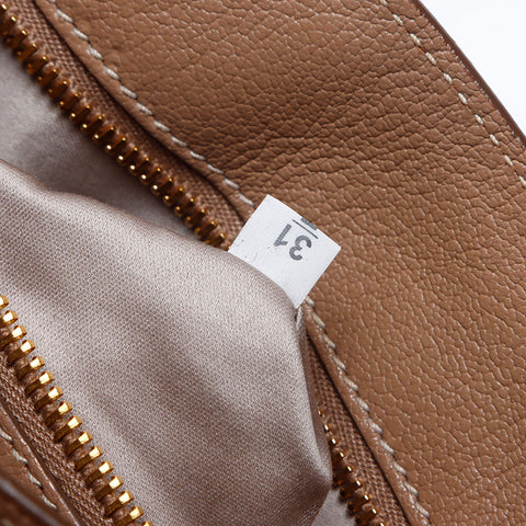 Miu Miu Madras Leather 2WAY Handbag beige WS13642