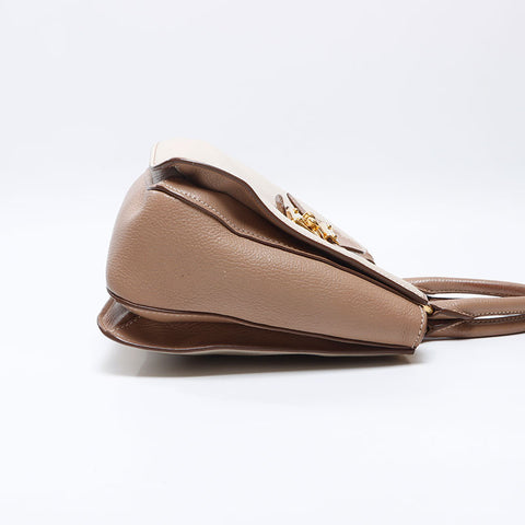 ミュウ ミュウ Miu Miu マドラスレザー 2WAY ハンドバッグ ベージュ WS13642