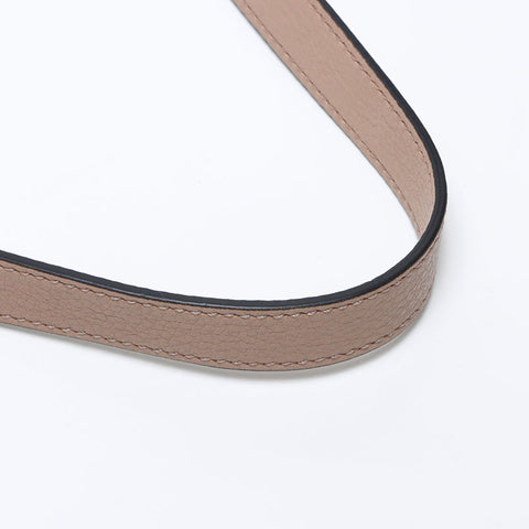 PRADA 2WAY Gold Metal Handbag beige WS13645