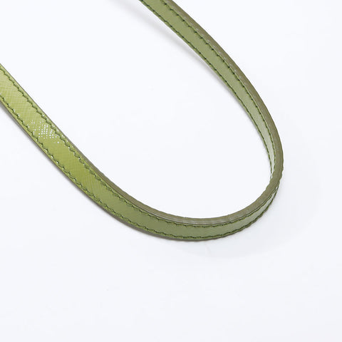 PRADA 2WAY Safiano Handbag green WS13646