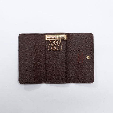 ルイ・ヴィトン LOUIS VUITTON キーケース ダミエ ミュルティクレ4 キーケース ブラウン WS13648