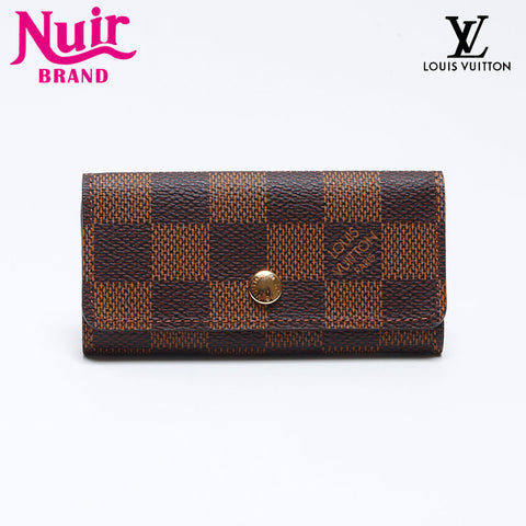 ルイ・ヴィトン LOUIS VUITTON キーケース ダミエ ミュルティクレ4 キーケース ブラウン WS13648