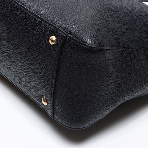 フェンディ FENDI FFトート 2way レザー トートバッグ ブラック WS13652