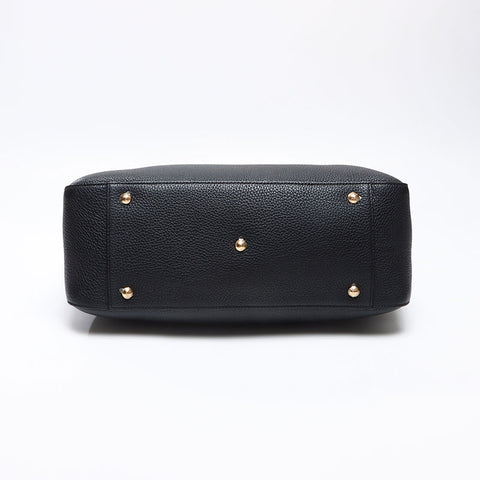 フェンディ FENDI FFトート 2way レザー トートバッグ ブラック WS13652