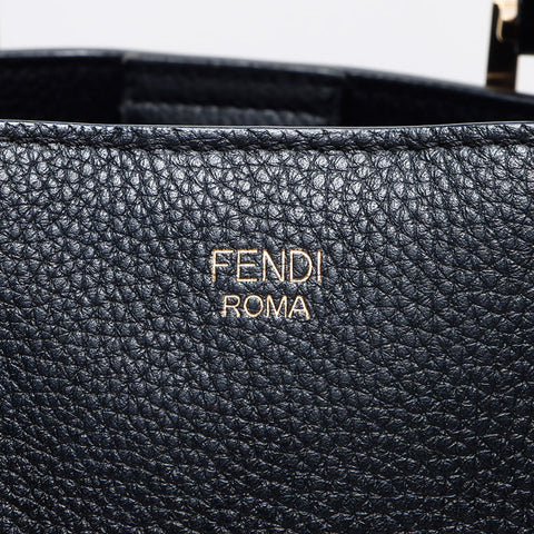 フェンディ FENDI FFトート 2way レザー トートバッグ ブラック WS13652