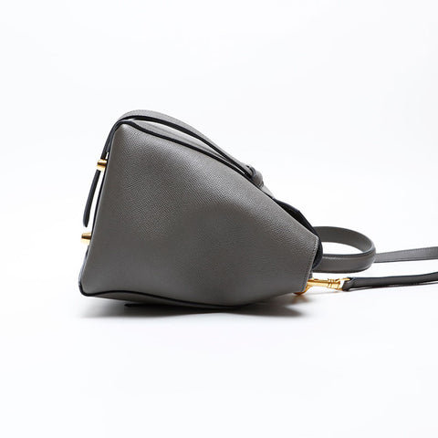 CELINE Leather 2way belt bag Shoulder Bag gray WS13653