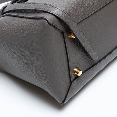 CELINE Leather 2way belt bag Shoulder Bag gray WS13653