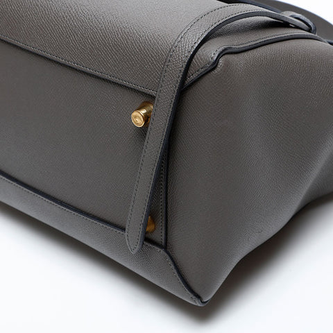CELINE Leather 2way belt bag Shoulder Bag gray WS13653