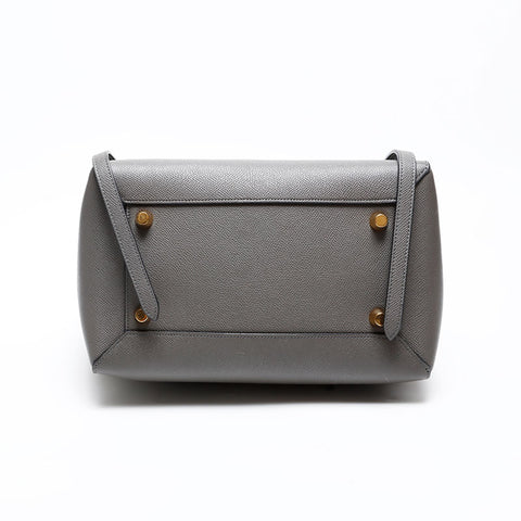 CELINE Leather 2way belt bag Shoulder Bag gray WS13653