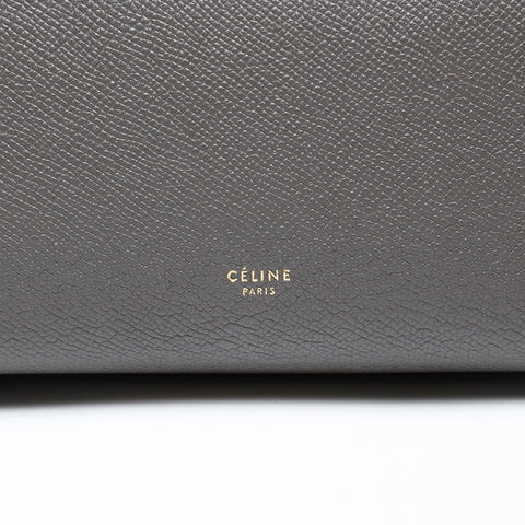 CELINE Leather 2way belt bag Shoulder Bag gray WS13653