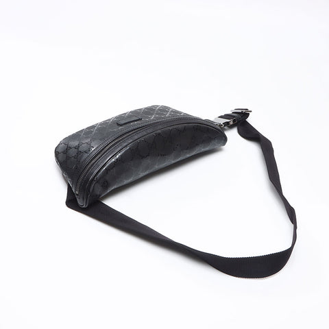 グッチ GUCCI GGインプリメ PVC ウエストバッグ ブラック WS13654