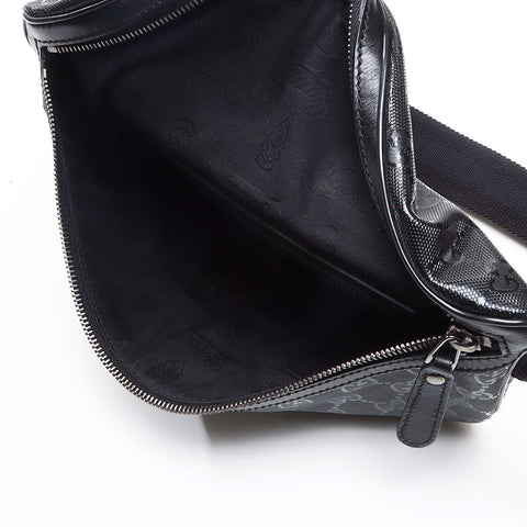グッチ GUCCI GGインプリメ PVC ウエストバッグ ブラック WS13654