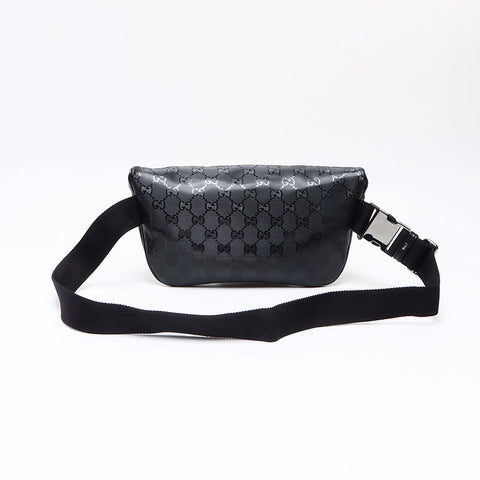 グッチ GUCCI GGインプリメ PVC ウエストバッグ ブラック WS13654