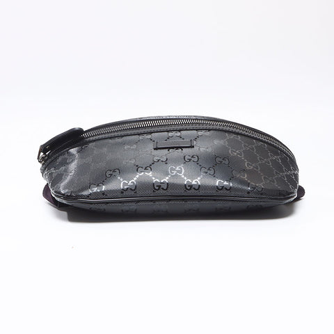 グッチ GUCCI GGインプリメ PVC ウエストバッグ ブラック WS13654