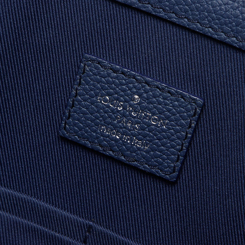 ルイ・ヴィトン LOUIS VUITTON サックプラ ウォーターカラー ICチップ 2way M57843 ハンドバッグ ネイビー WS13656