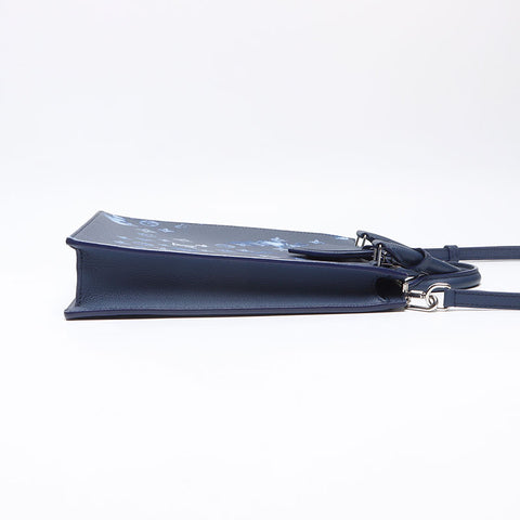 ルイ・ヴィトン LOUIS VUITTON サックプラ ウォーターカラー ICチップ 2way M57843 ハンドバッグ ネイビー WS13656