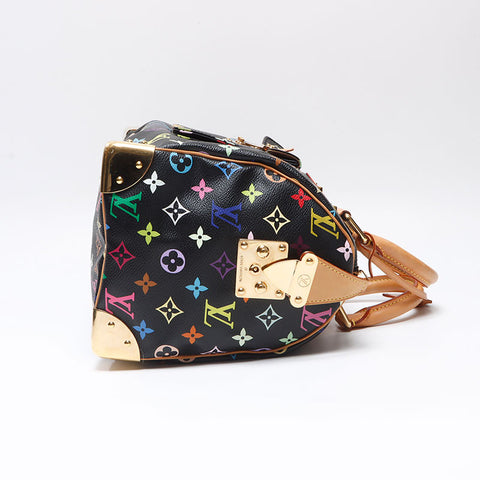 ルイ・ヴィトン LOUIS VUITTON 2007年製 マルチカラー M92642 村上隆 スピーディ30 ボストンバッグ ブラック WS13657