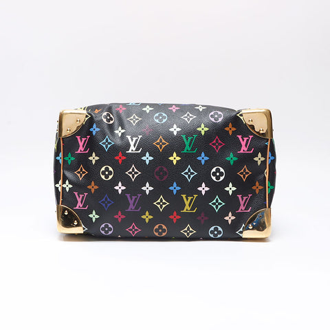 ルイ・ヴィトン LOUIS VUITTON 2007年製 マルチカラー M92642 村上隆 スピーディ30 ボストンバッグ ブラック WS13657