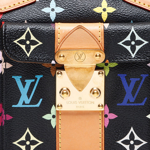 ルイ・ヴィトン LOUIS VUITTON 2007年製 マルチカラー M92642 村上隆 スピーディ30 ボストンバッグ ブラック WS13657