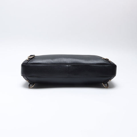 GUCCI leather Shoulder Bag black WS13659
