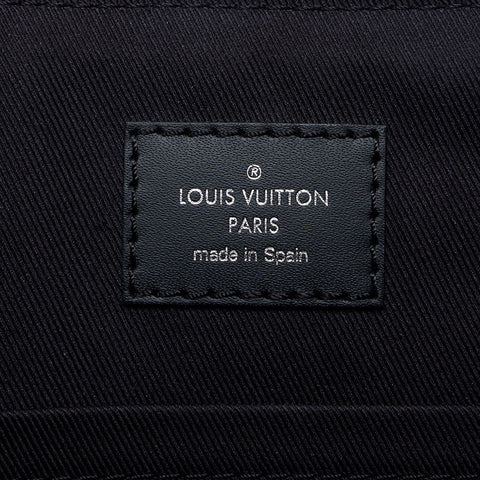 ルイ・ヴィトン LOUIS VUITTON グラフィット ディストリクトPM ダミエ ICチップ ショルダーバッグ ブラック WS13661