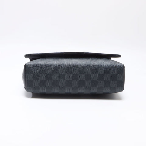 ルイ・ヴィトン LOUIS VUITTON グラフィット ディストリクトPM ダミエ ICチップ ショルダーバッグ ブラック WS13661