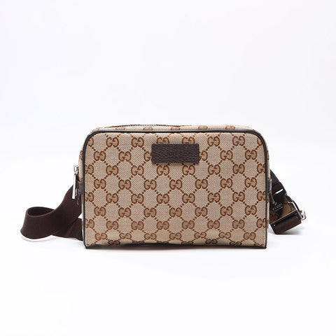 GUCCI GG canvas body bag Waist bag beige WS13663