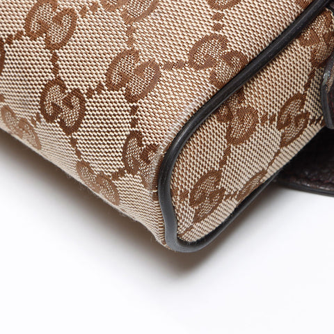 GUCCI GG canvas body bag Waist bag beige WS13663