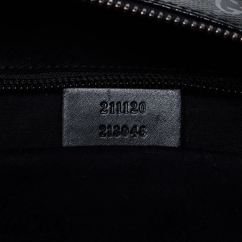 GUCCI GG Imprime PVC Tote Bag black WS13664