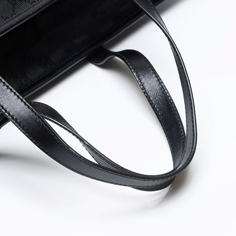 GUCCI GG Imprime PVC Tote Bag black WS13664