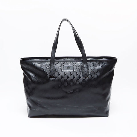 グッチ GUCCI GGインプリメ PVC トートバッグ ブラック WS13664