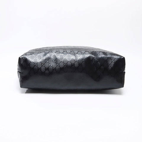 GUCCI GG Imprime PVC Tote Bag black WS13664
