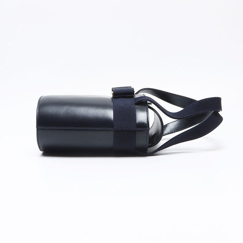 サルヴァトーレフェラガモ Salvatore Ferragamo ヴァラ レザー バケット ハンドバッグ ネイビー WS13666