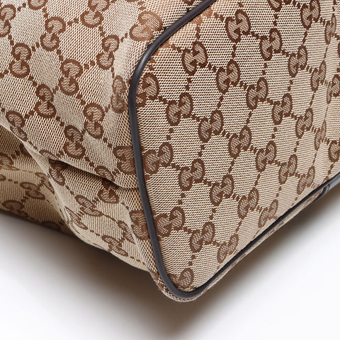 GUCCI GG canvas travel bag Tote Bag beige WS13670