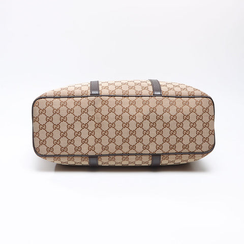 GUCCI GG canvas travel bag Tote Bag beige WS13670