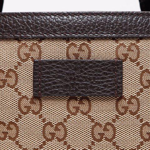 GUCCI GG canvas travel bag Tote Bag beige WS13670