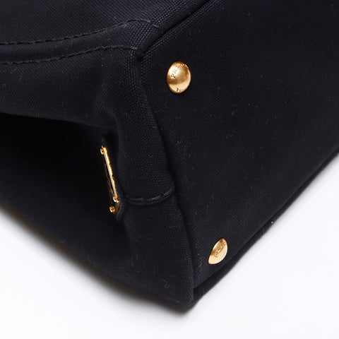 プラダ PRADA カナパ スモール キャンバス トートバッグ